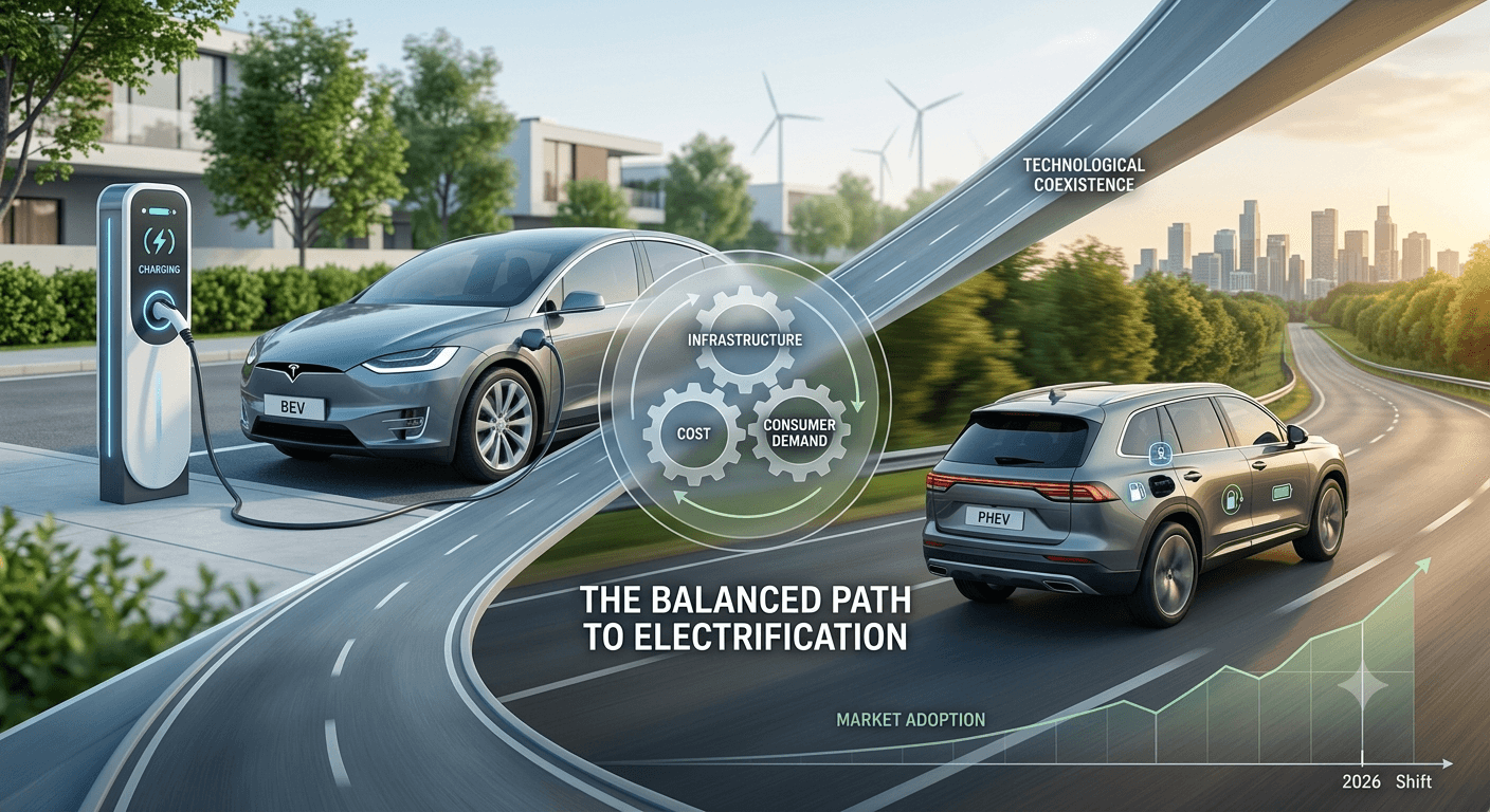 The Hybrid Shift: Why Global Automakers Are Rethinking the All-Electric Future
